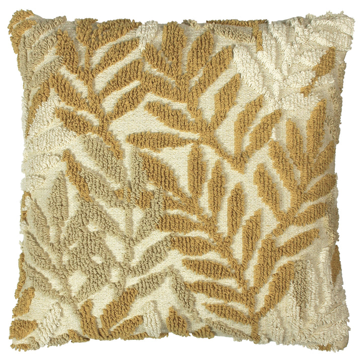 CALIKO 45X45 CUSHION COVER NATURAL/OCHRE