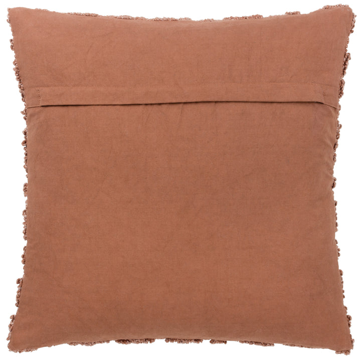 CALVAY 50X50 CUSHION CASE BAKED EARTH