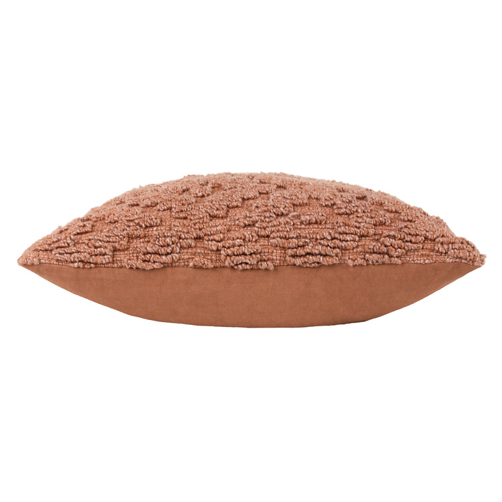 CALVAY 50X50 CUSHION CASE BAKED EARTH