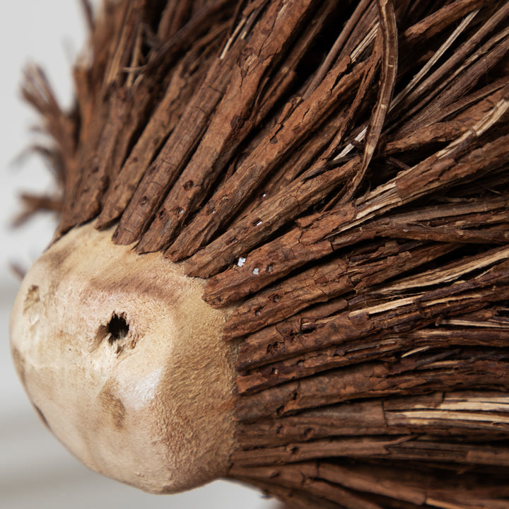 CAMPBELL STANDING STAG WOODEN SCULPTURE