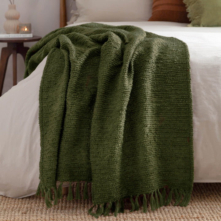 Candar 130x170 Throw Khaki