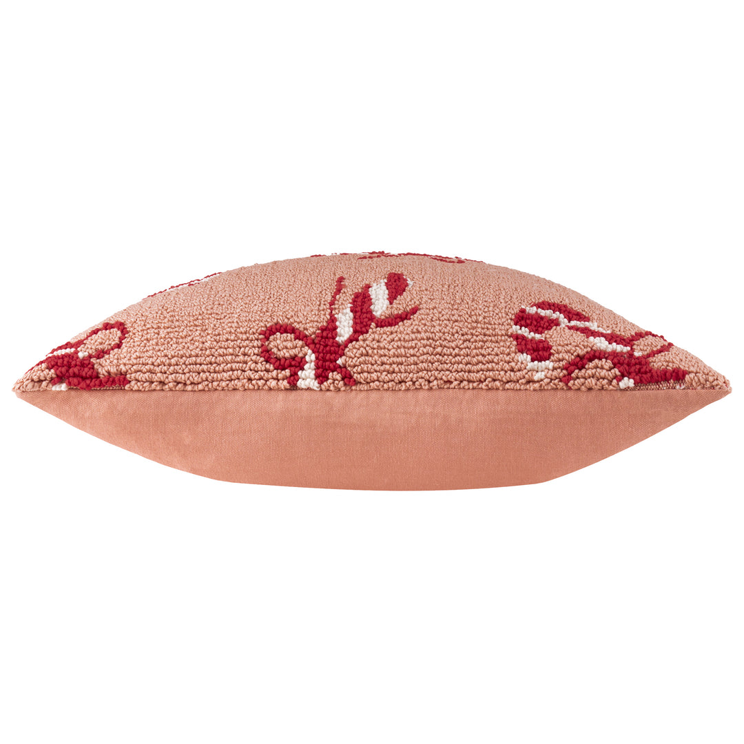 CANDY CANES 45X45 CUSHION CASE PINK/RED