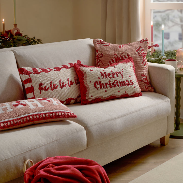 Candy Canes 45x45 Cushion Case Pink/Red - image 6