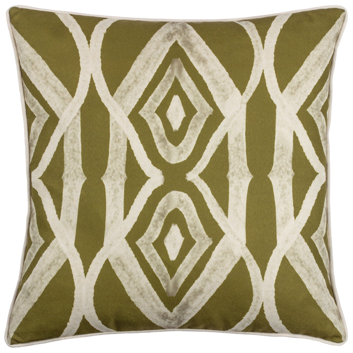 CAPE IKAT 50X50 CUSHION CASE MOSS