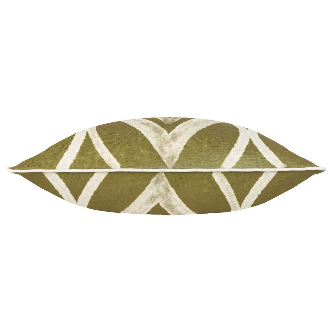 CAPE IKAT 50X50 CUSHION CASE MOSS