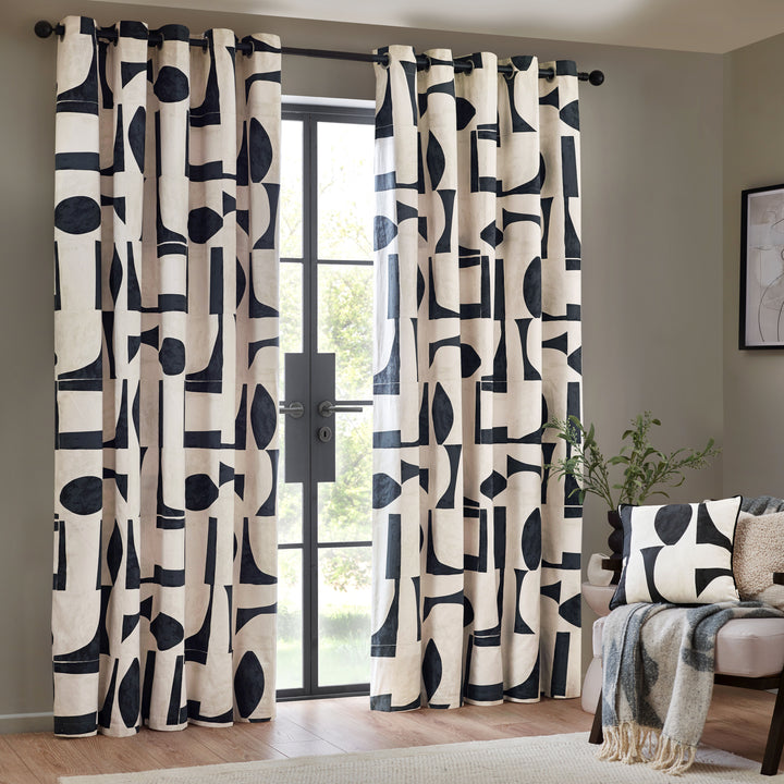 Carro 229x137 Eyelet Curtains Dusk - image 2
