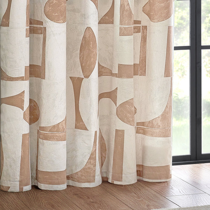 CARRO 229X229 EYELET CURTAINS CLAY