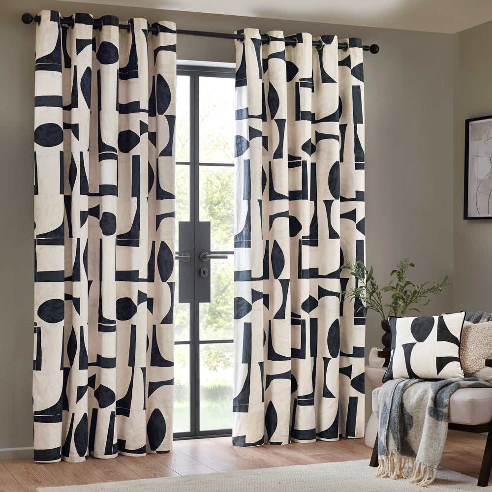 Carro 168x183 Eyelet Curtains Dusk - image 2