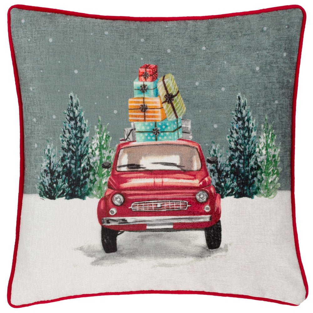 Car Scene 43x43 Cushion Case Multi - image 2