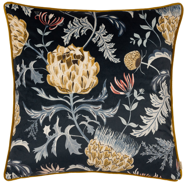 CHATSWORTH ARTICHOKE 50X50 CUSHION CASE MIDNIGHT