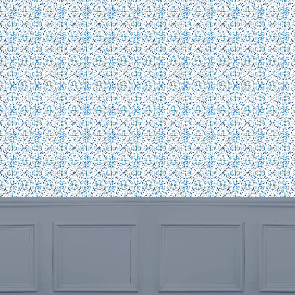Casia Wallpaper Denim - image 2