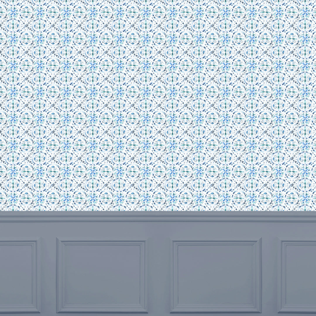 Casia Wallpaper Denim - image 2