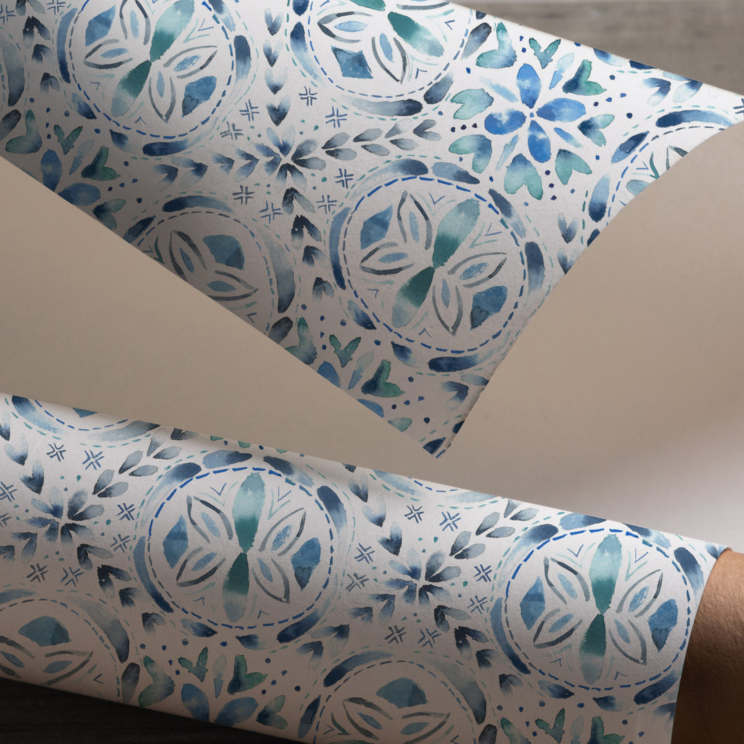 Casia Wallpaper Denim - image 4