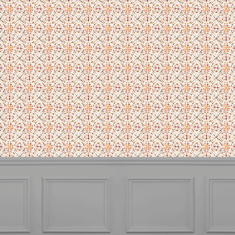 Casia Wallpaper Terracotta - image 2