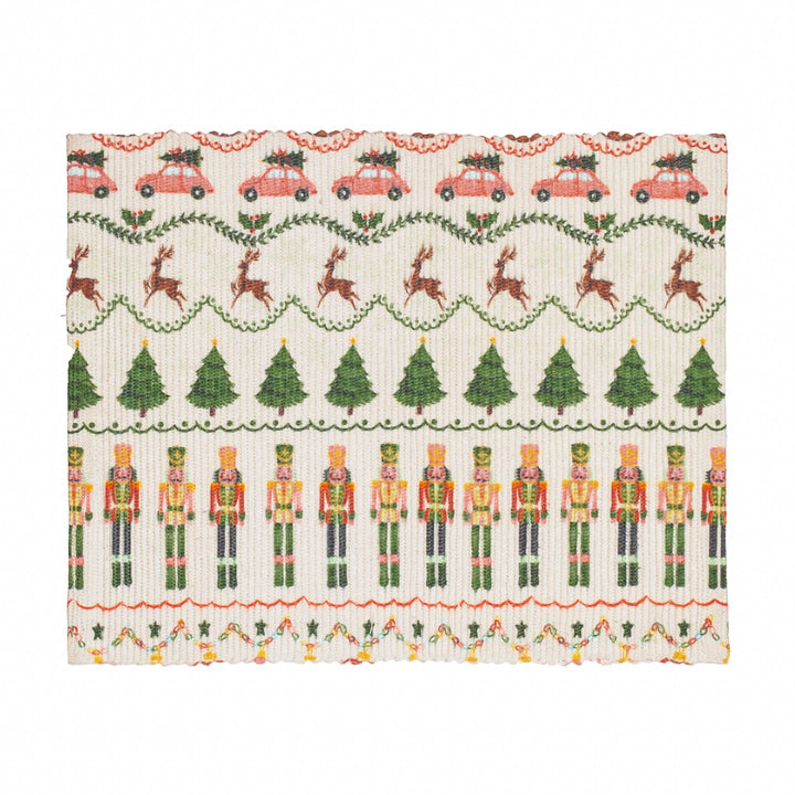 CHRISTMAS CELEBRATIONS 46X36 SET OF 4 TABLE PLACEMATS MULTI