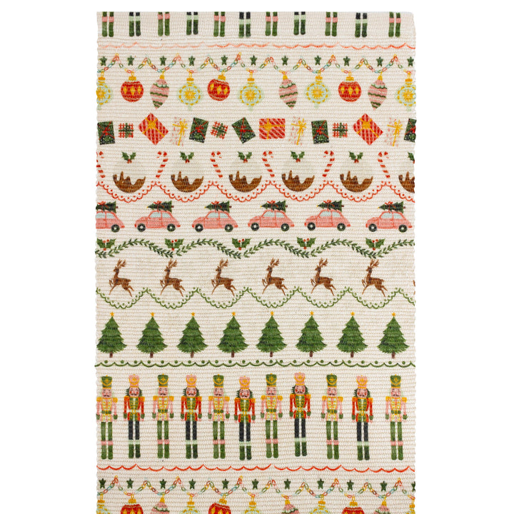 CHRISTMAS CELEBRATIONS 180X35 TABLE RUNNER MULTI