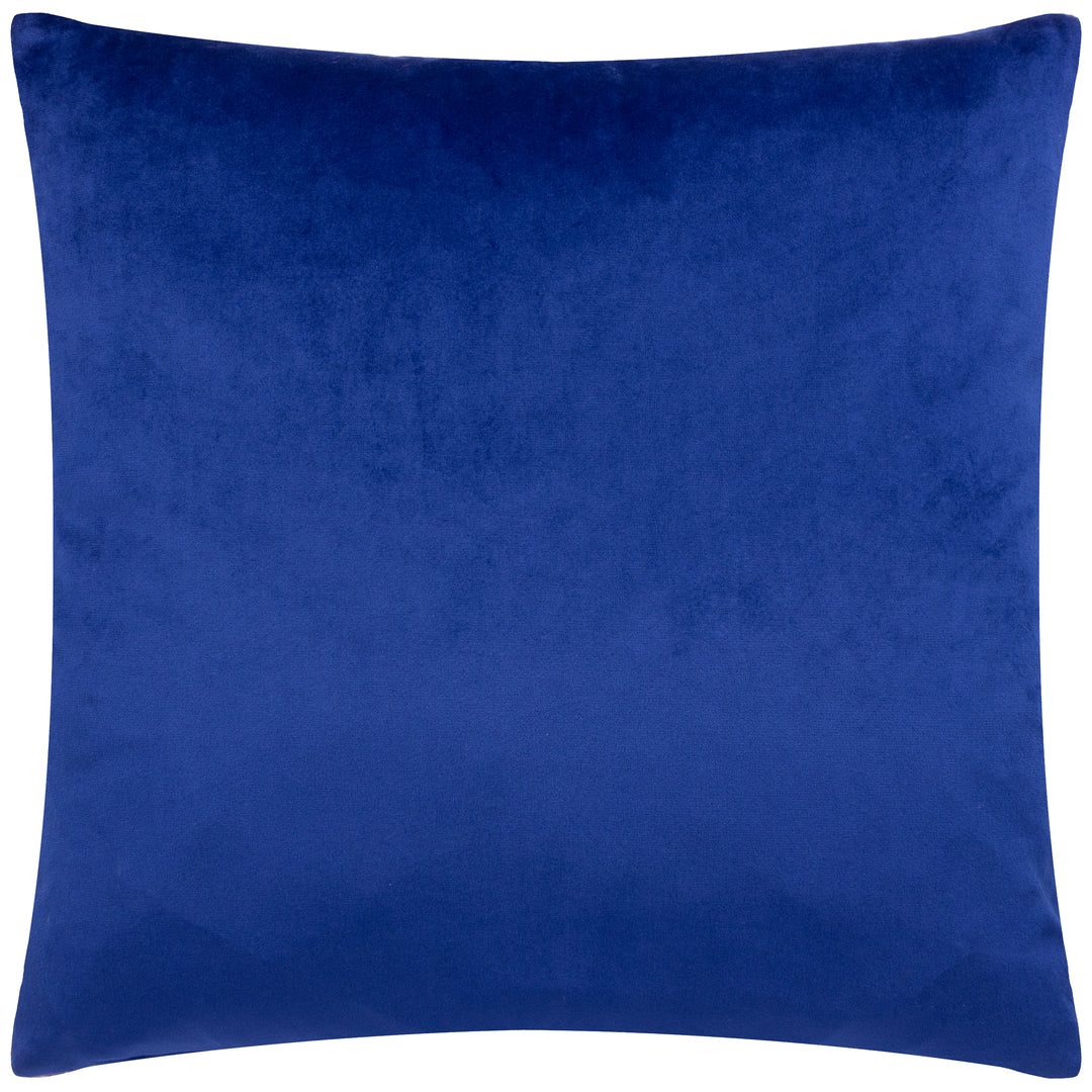 CONNIE CHECK 45X45 CUSHION CASE PINK/COBALT