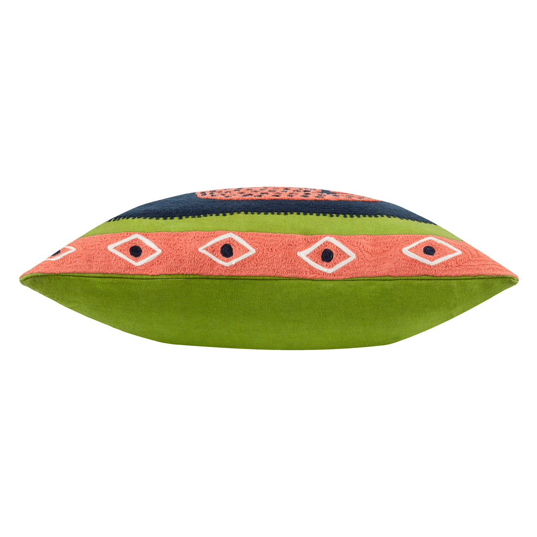 CORAL CHEETAH 45X45 CUSHION CASE CORAL