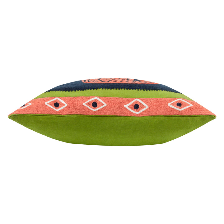 CORAL CHEETAH 45X45 CUSHION CASE CORAL