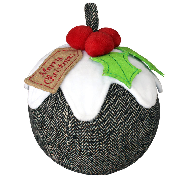 CHRISTMAS PUDDING DOOR STOP