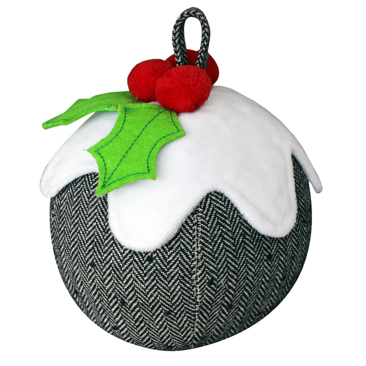 CHRISTMAS PUDDING DOOR STOP