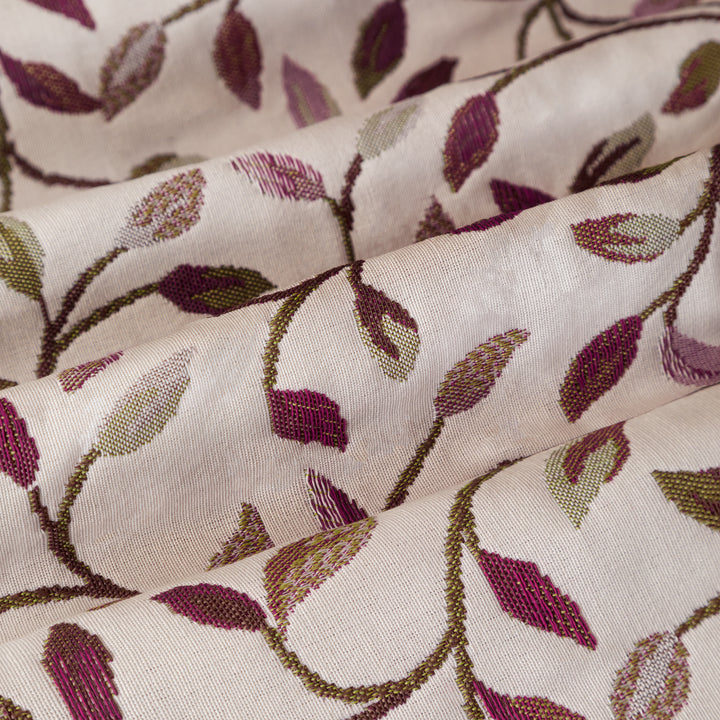 Cervino 168x229 Pencil Pleat Curtains Damson - image 6