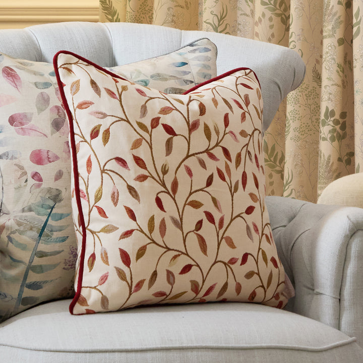 CERVINO 43X43 CUSHION CASE REDNUT