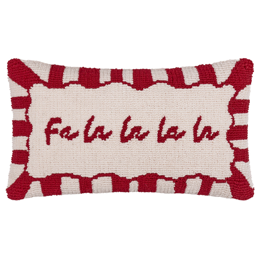 Candy Fa La La 30x50 Cushion Case Red/White - image 2