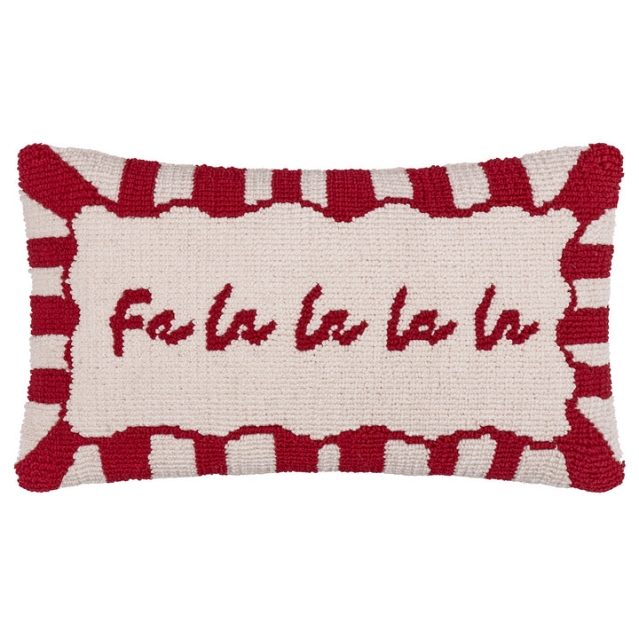 Candy Fa La La 30x50 Cushion Case Red/White - image 2