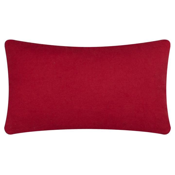 CANDY FA LA LA 30X50 CUSHION CASE RED/WHITE