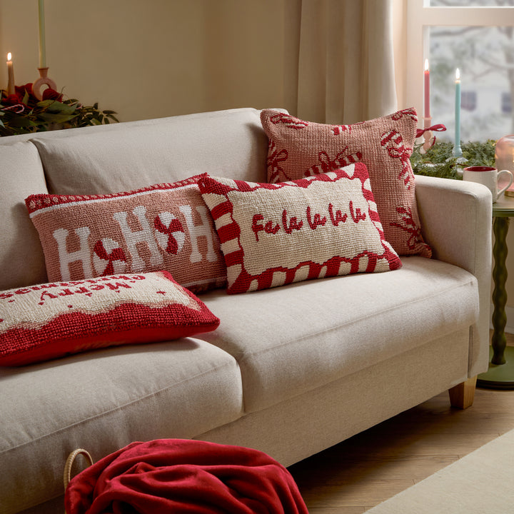 Candy Fa La La 30x50 Cushion Case Red/White - image 6