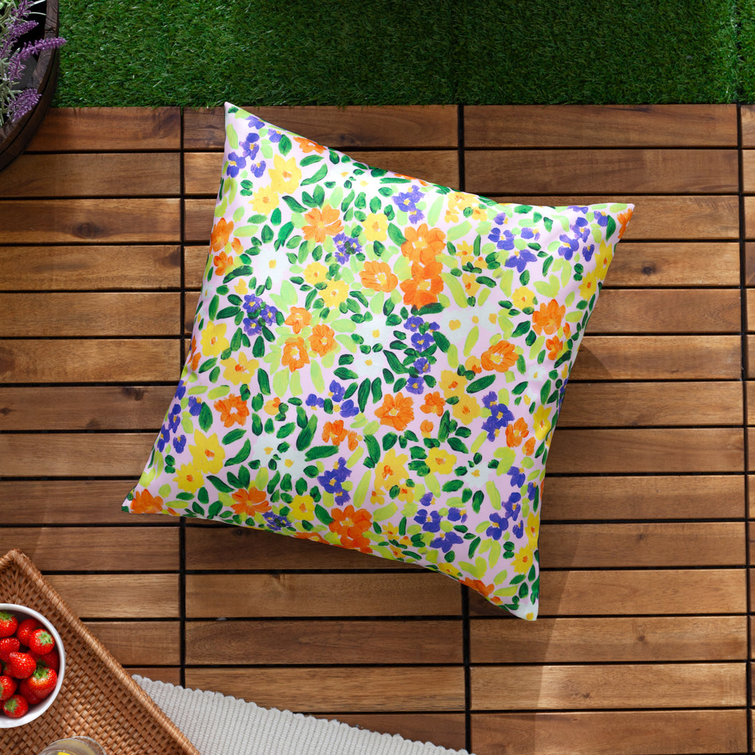 Confetti Floral 45x45 Outdoor Cushion Case Multi