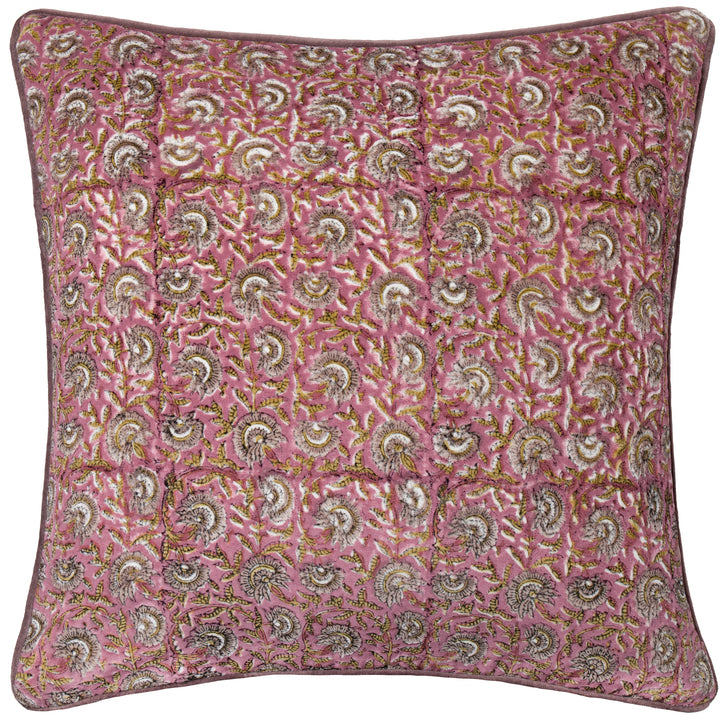CHEDWORTH 50X50 CUSHION CASE ROSE/VIOLET