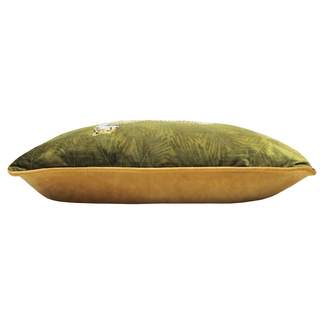 CHEETAH FOREST 30X50 CUSHION CASE MOSS