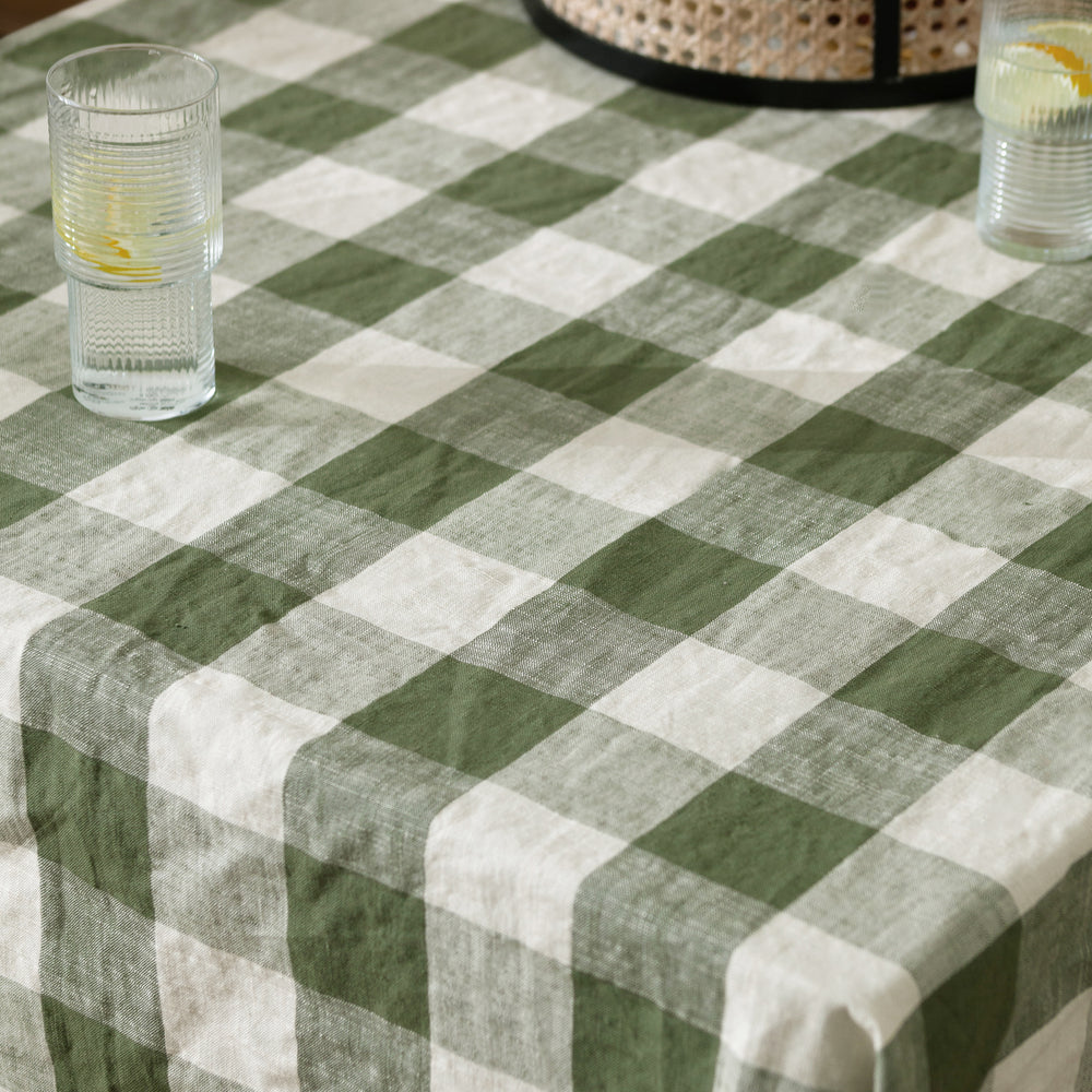 Chesil Check 130x170 Throw Moss - image 2