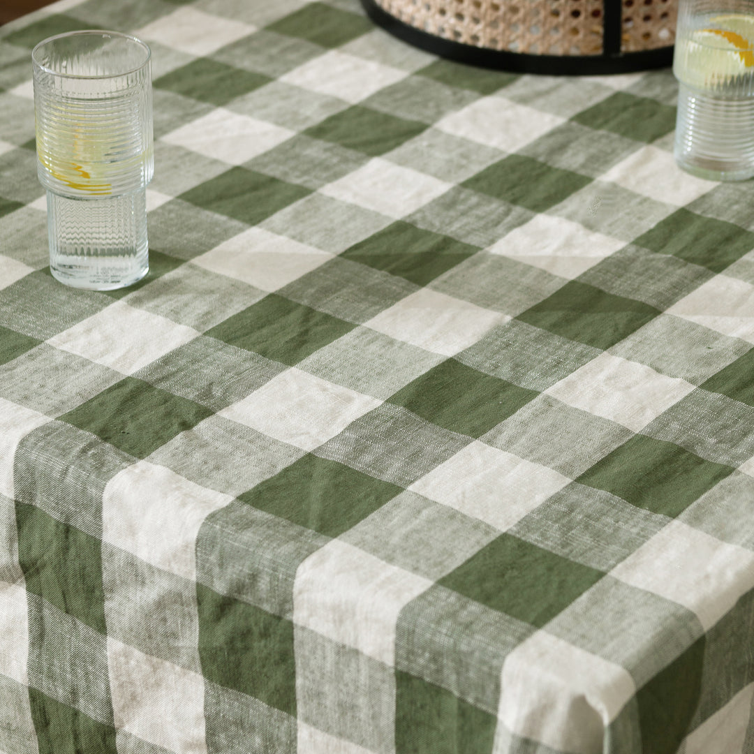 Chesil Check 130x170 Throw Moss - image 2