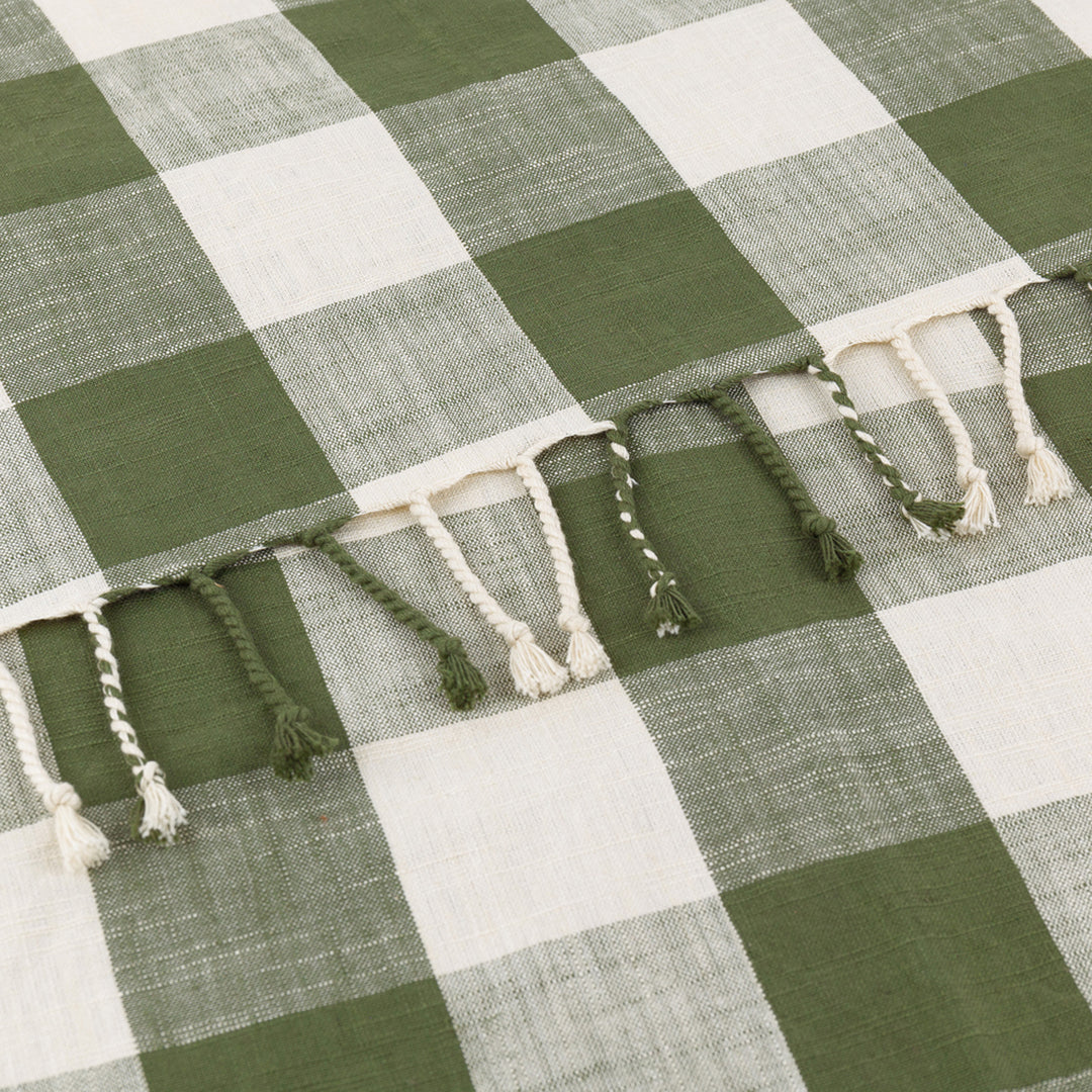 Chesil Check 130x170 Throw Moss - image 6