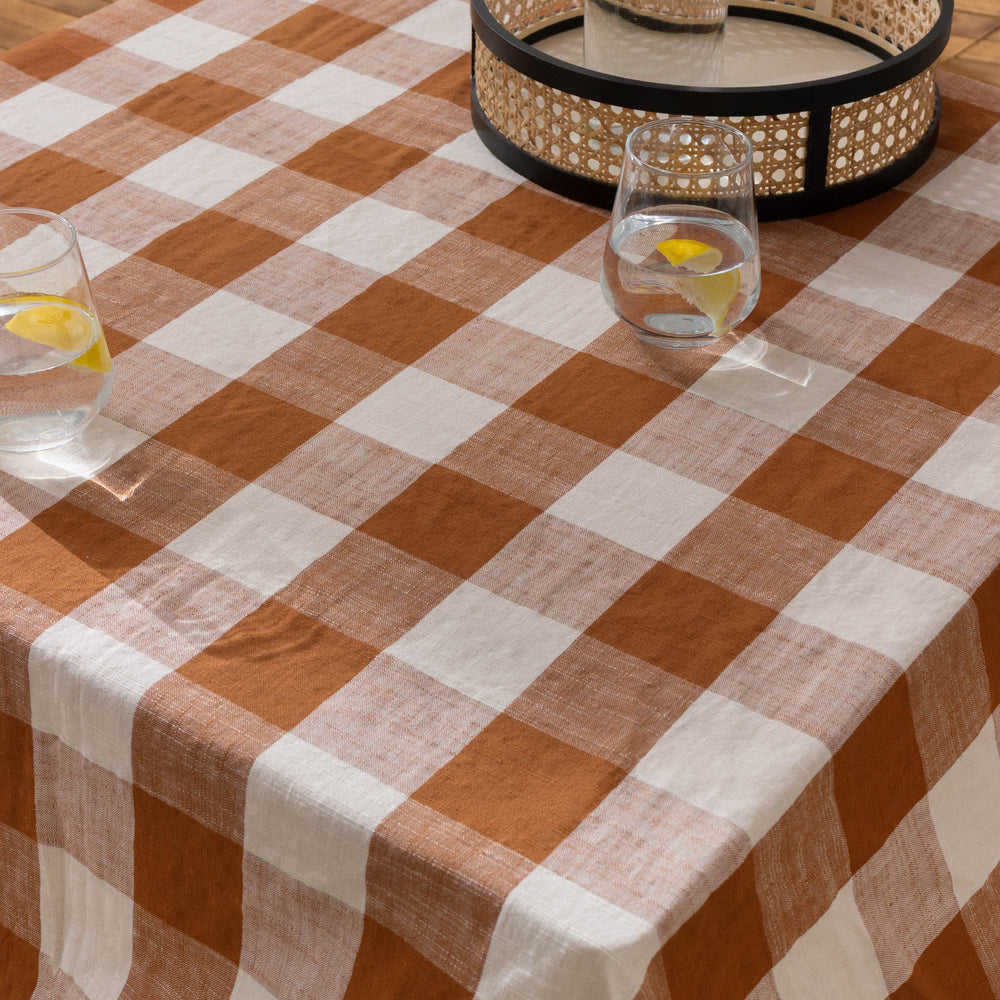 Chesil Check 130x170 Throw Pecan - image 2