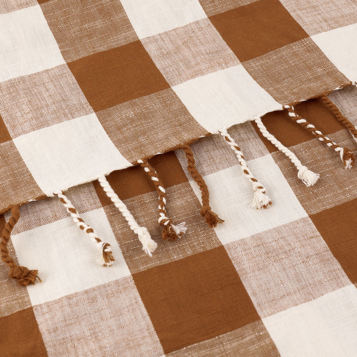 Chesil Check 130x170 Throw Pecan - image 6