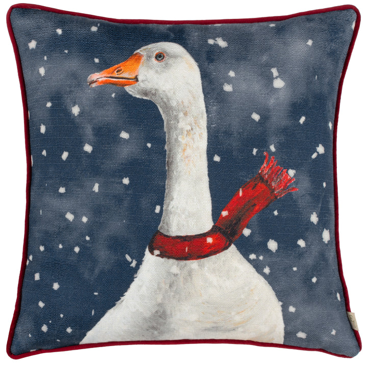 CHRISTMAS GOOSE 43X43 CUSHION CASE MULTI