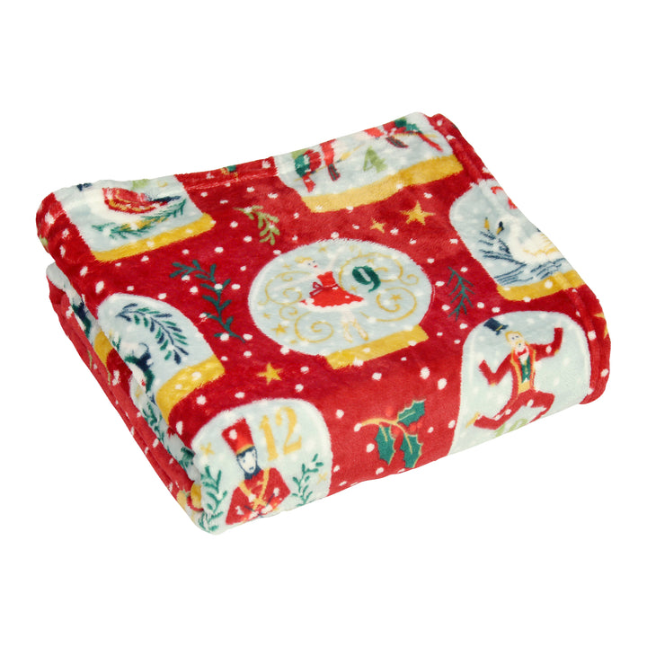 CHRISTMAS 130X150 THROW RED