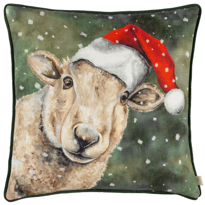 CHRISTMAS SHEEP 43X43 CUSHION CASE MULTI