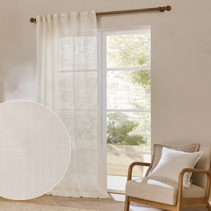 Cirrus 140x250 Panel Curtains Pearl