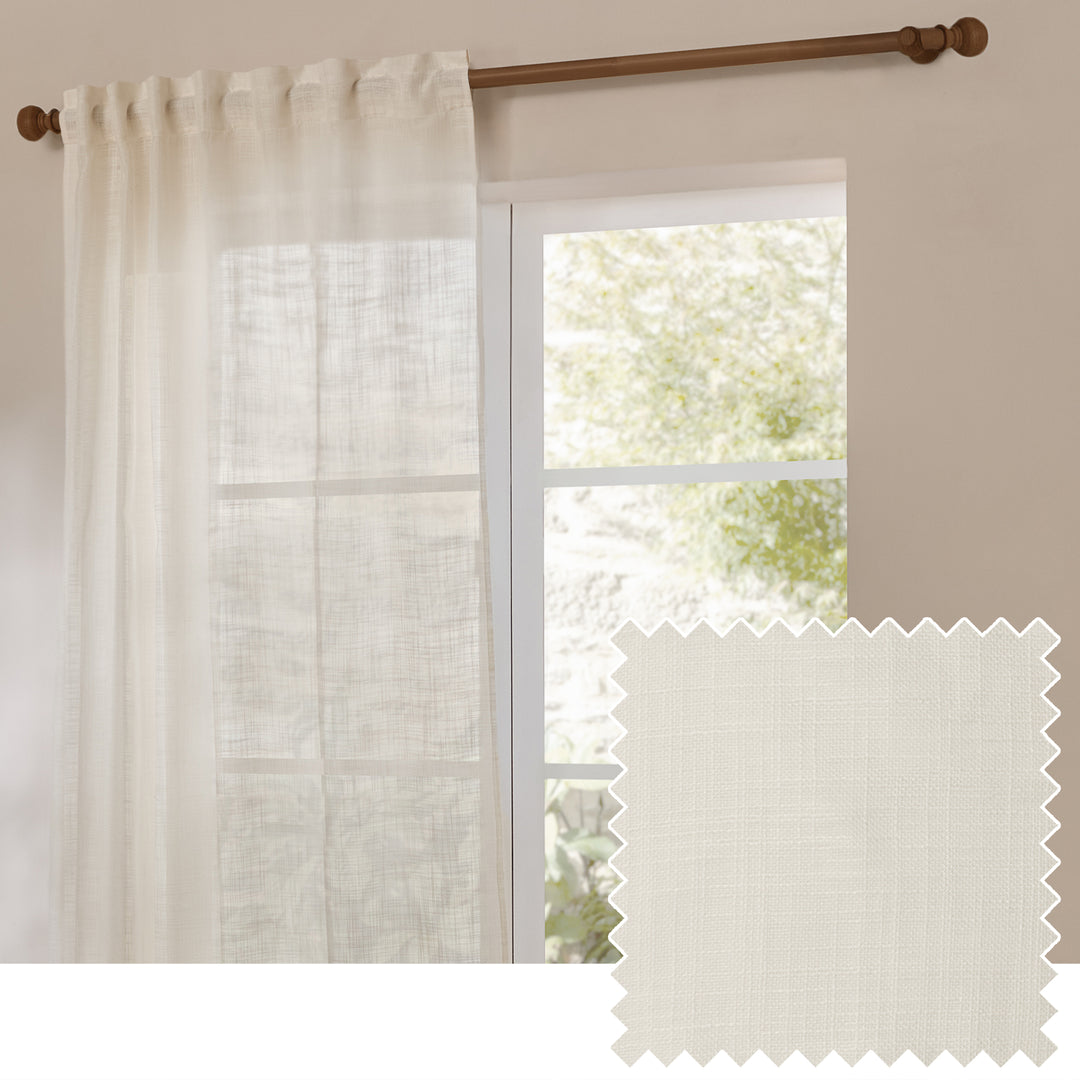 Cirrus 290x250 Panel Curtains Pearl
