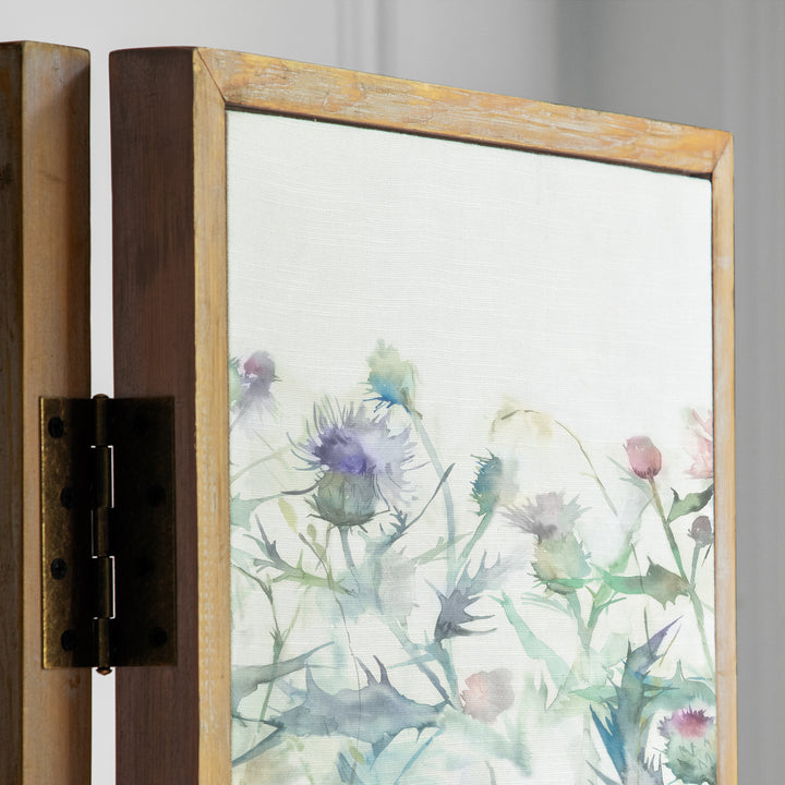 ANTQUE GREY ROOM DIVIDER CIRSIUM DAMSON