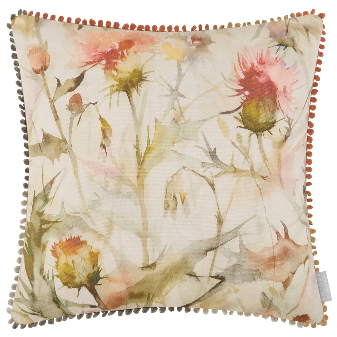 CIRSIUM 50X50 CUSHION CASE RUSSET/CREAM