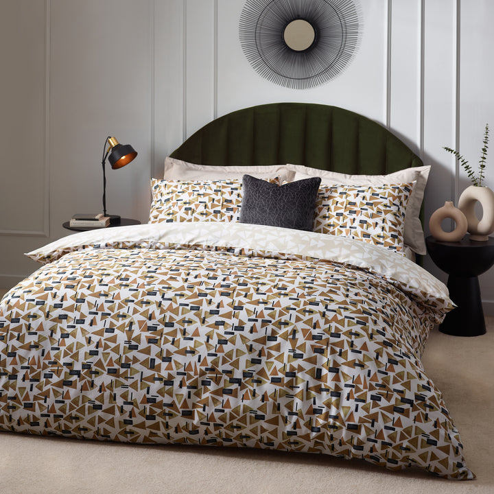 City Double Duvet Set Toffee