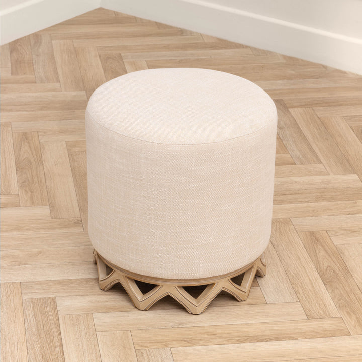 CLARA FOOTSTOOL FRAME OAK