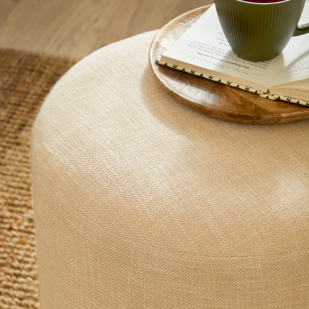 CLARA FOOTSTOOL FRAME OAK