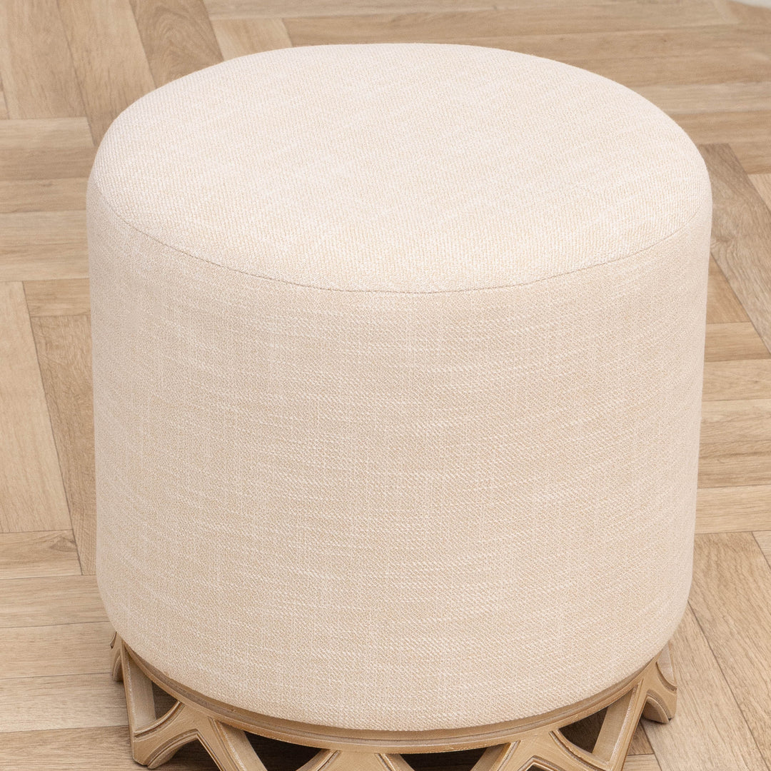 CLARA FOOTSTOOL FRAME OAK